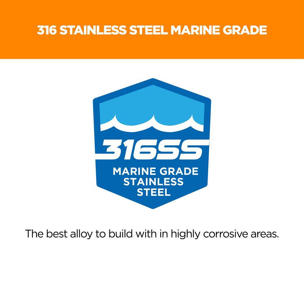 #10 2-3/4 in. Black Star Drive Trim Head Composite Deck Screw (350-Count) - Hercitys