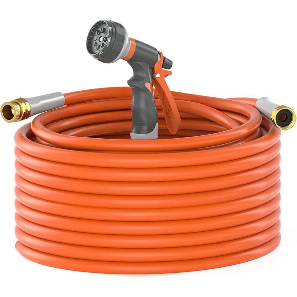 5/8 in. x 50 ft. Garden Hose Flexible and Light-Weight Water Hose, Burst 600 PSI, Kink-less Hybrid Rubber Hose - Hercitys