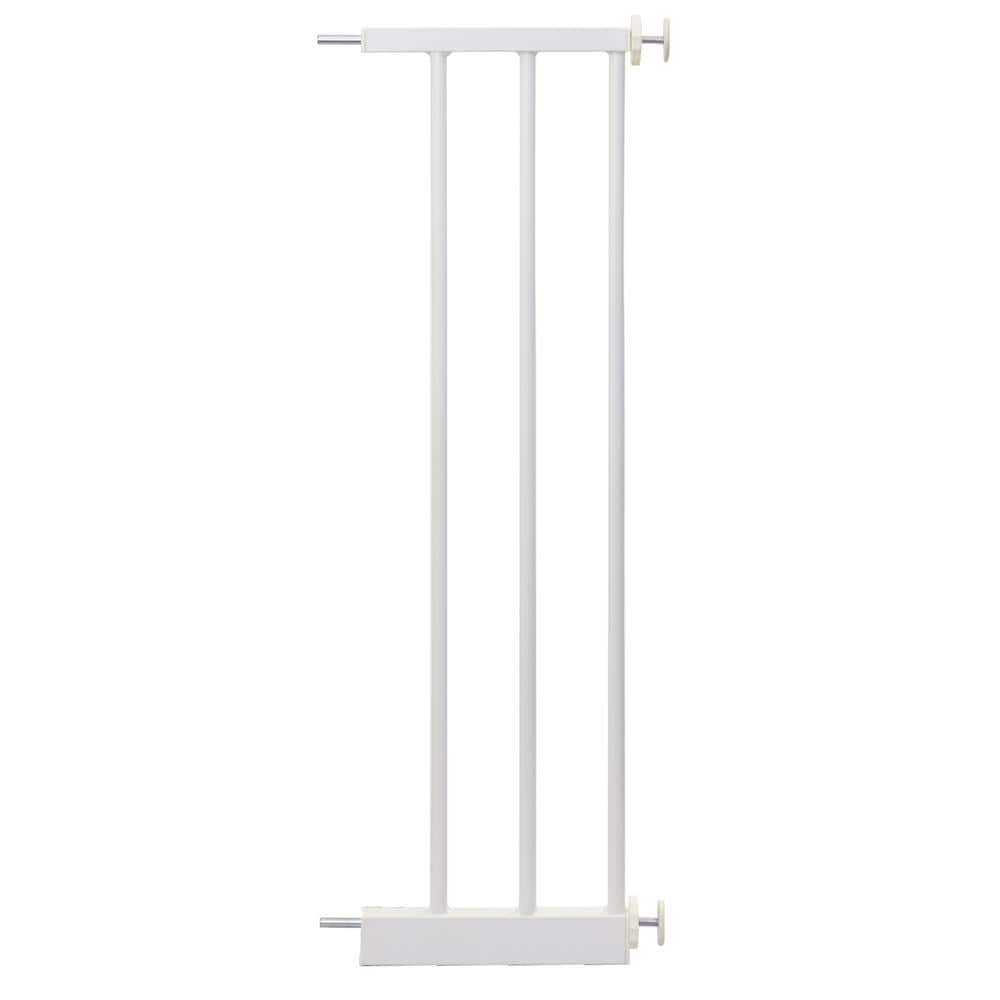 30 in. H Baby Gate Extension White 8 in. W, Fits Standard Height Perma Safety Gates - Hercitys