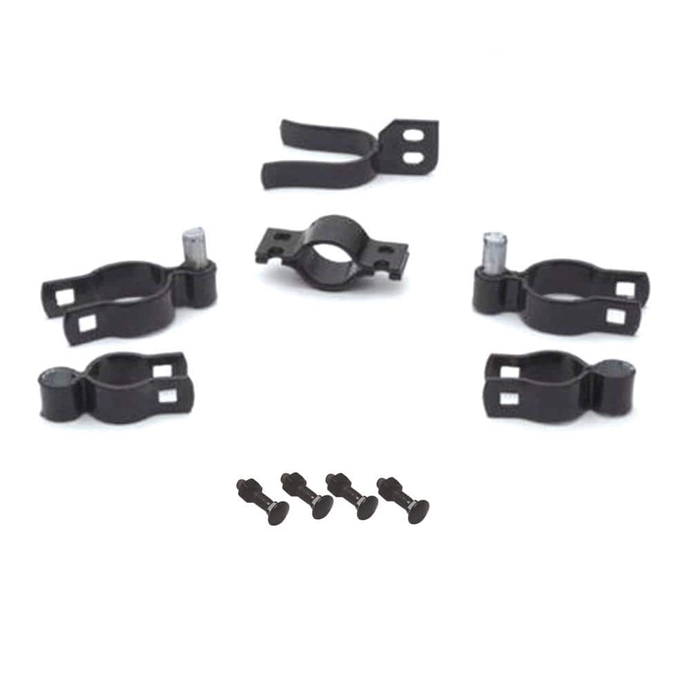 2-3/8 in. Black Walk Gate Kit - Hercitys