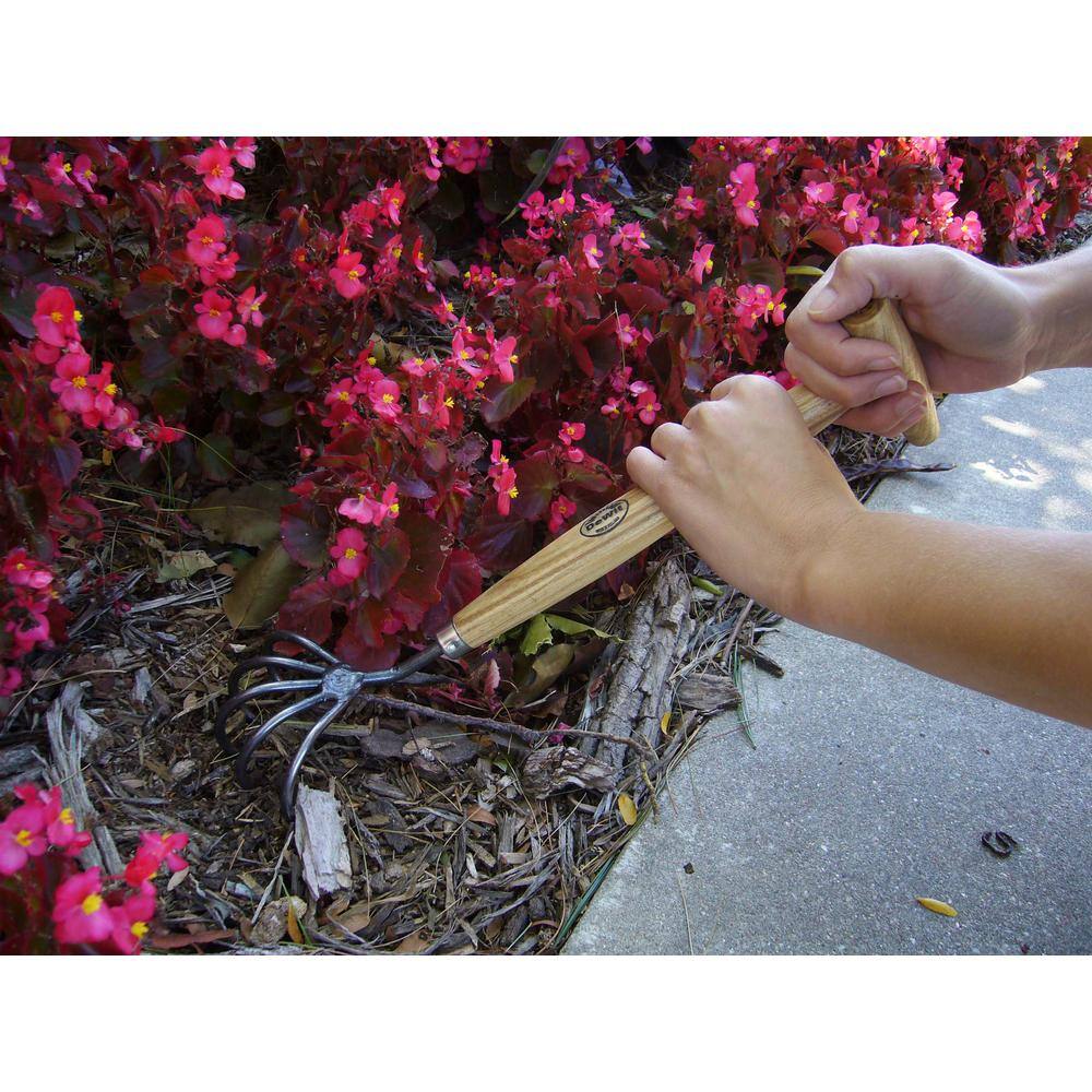 11.25 in. Handle 5-Tine P-Grip Handle Cultivator - Hercitys