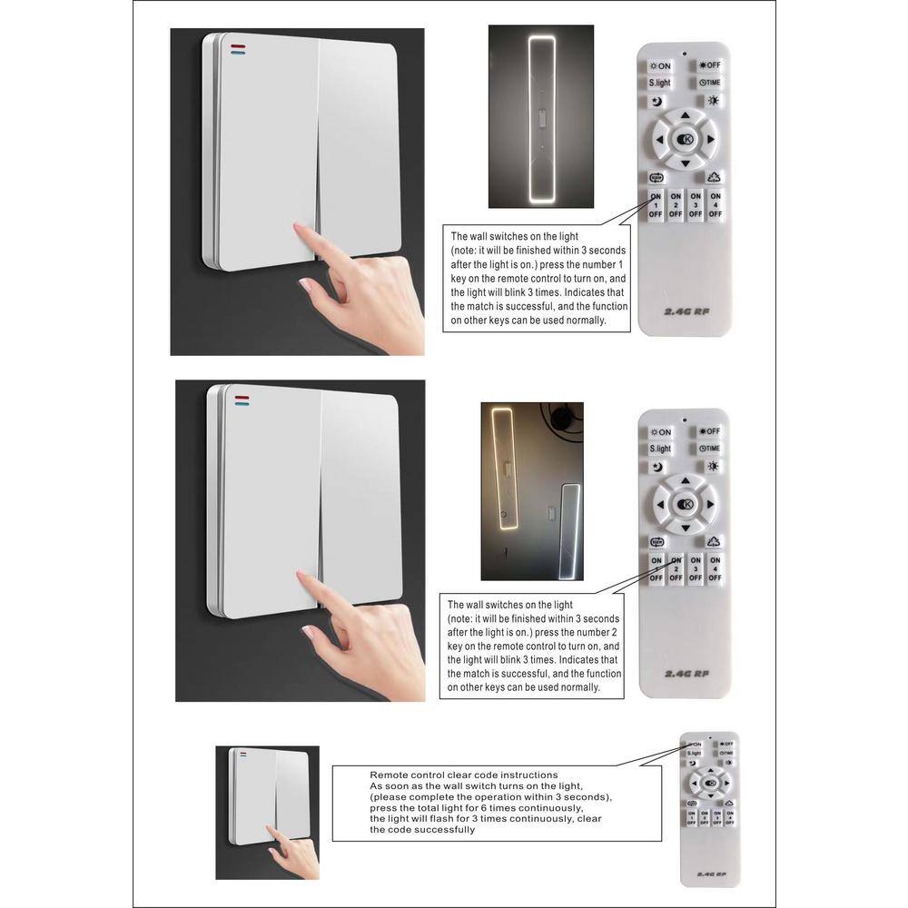 37 in. Black Integrated LED Modern Geometric Flush Mount Ceiling Lamp Fixture - Hercitys