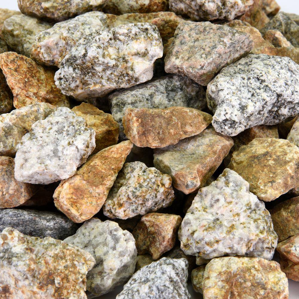 0.25 cu. ft. 3/4 in. Mojave Gold Crushed Landscape Rock for Gardening, Landscaping, Driveways and Walkways - Hercitys