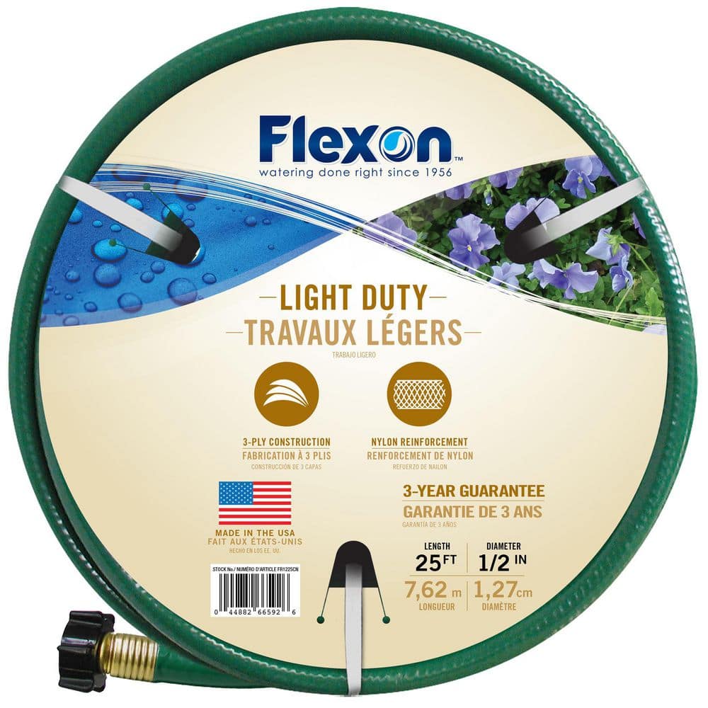 1/2 in. Dia x 25 ft. Light Duty Garden Hose - Hercitys