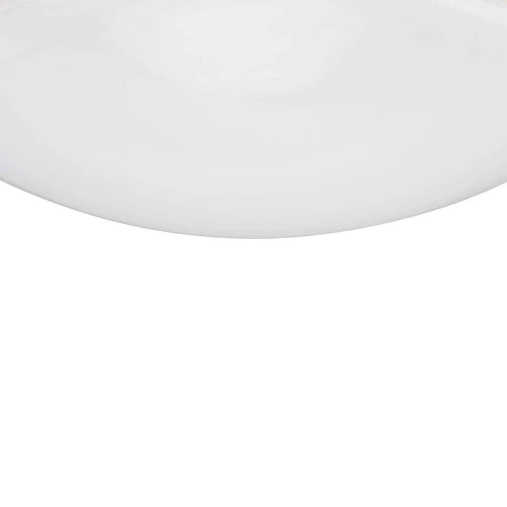 12 in. 1-Light Brushed Nickel LED Flush Mount - Hercitys