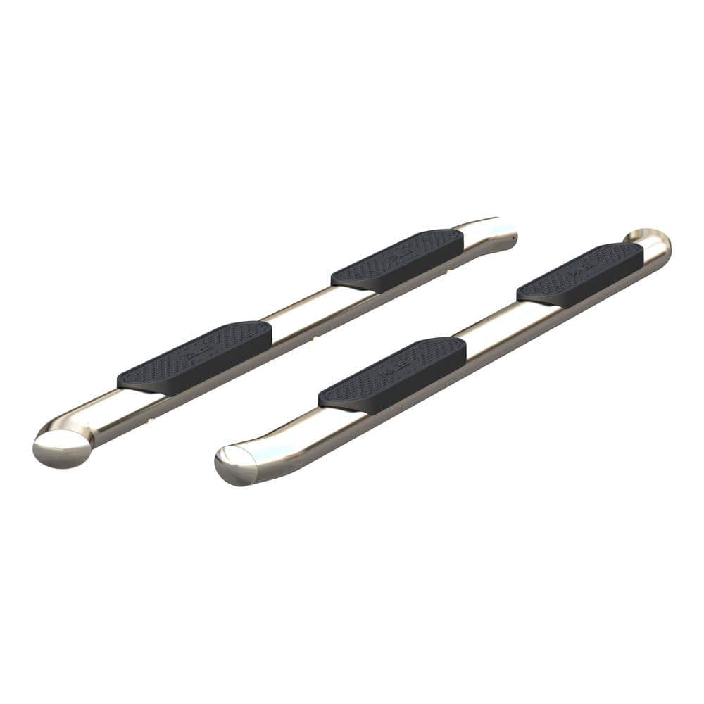 4-Inch Oval Polished Stainless Steel Nerf Bars, Select Ram 1500 - Hercitys