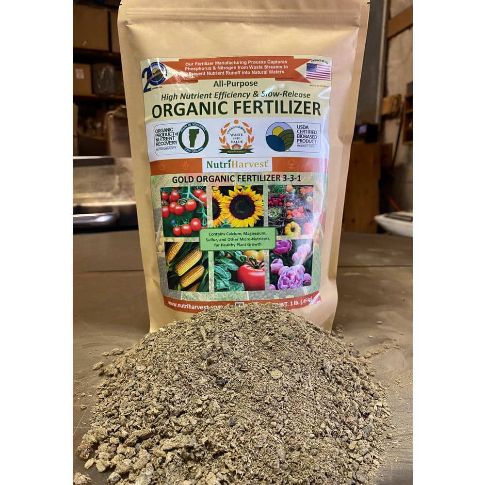 3-3-1 lbs.,1 lb. Bag NutriHarvest Gold Organic Fertilizer - Hercitys