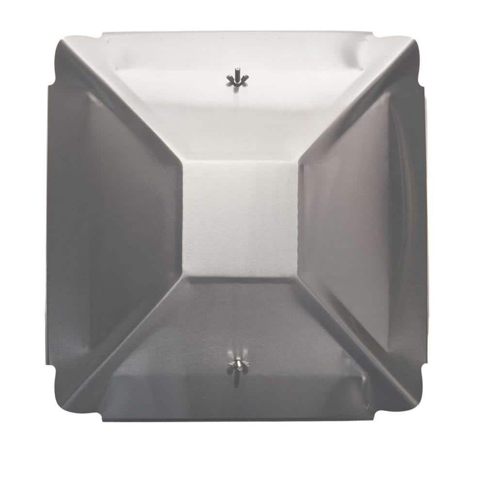 13 in. x 13 in. Chimney Cap in Stainless Steel - Hercitys