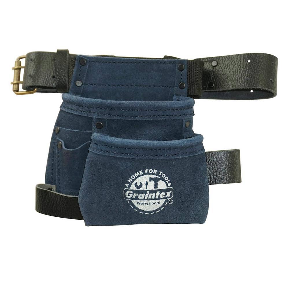 4-Pocket Children’s Navy Blue Tool Pouch w/Belt - Hercitys