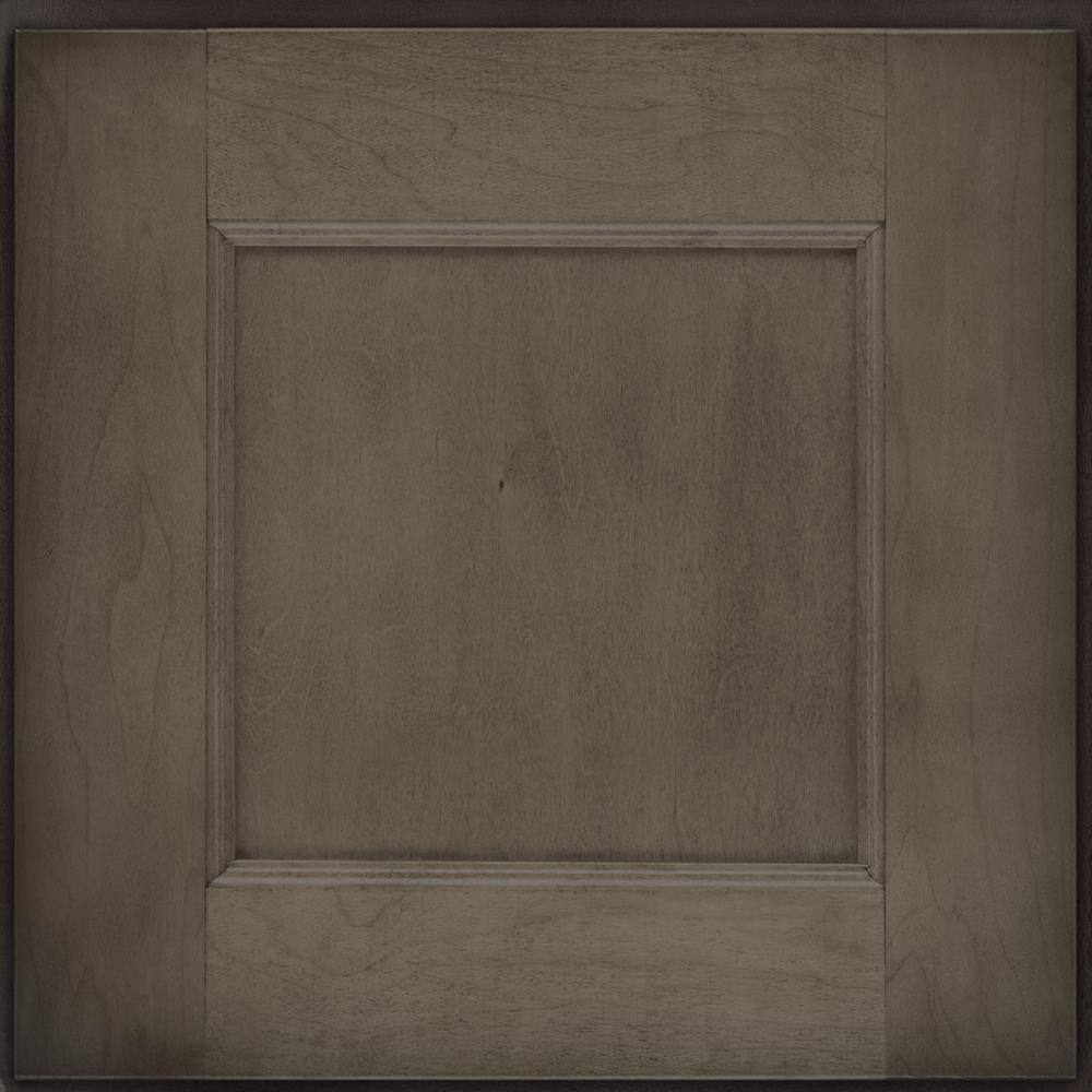 14-5/8 in. x 14-5/8 in. Cabinet Door Sample in Cannon Grey - Hercitys
