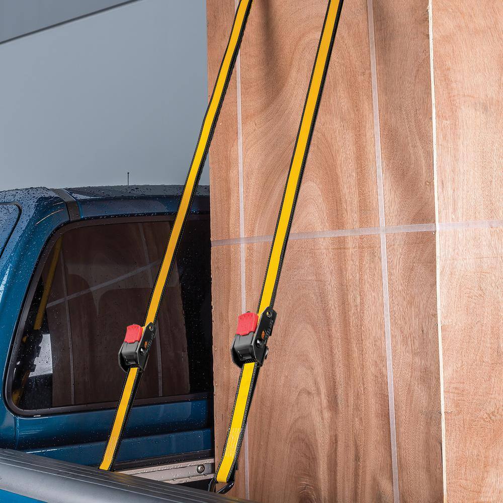 10 ft. x 1 in. Cambuckle Tie-Down Straps 400 lbs. (2-Pack) - Hercitys