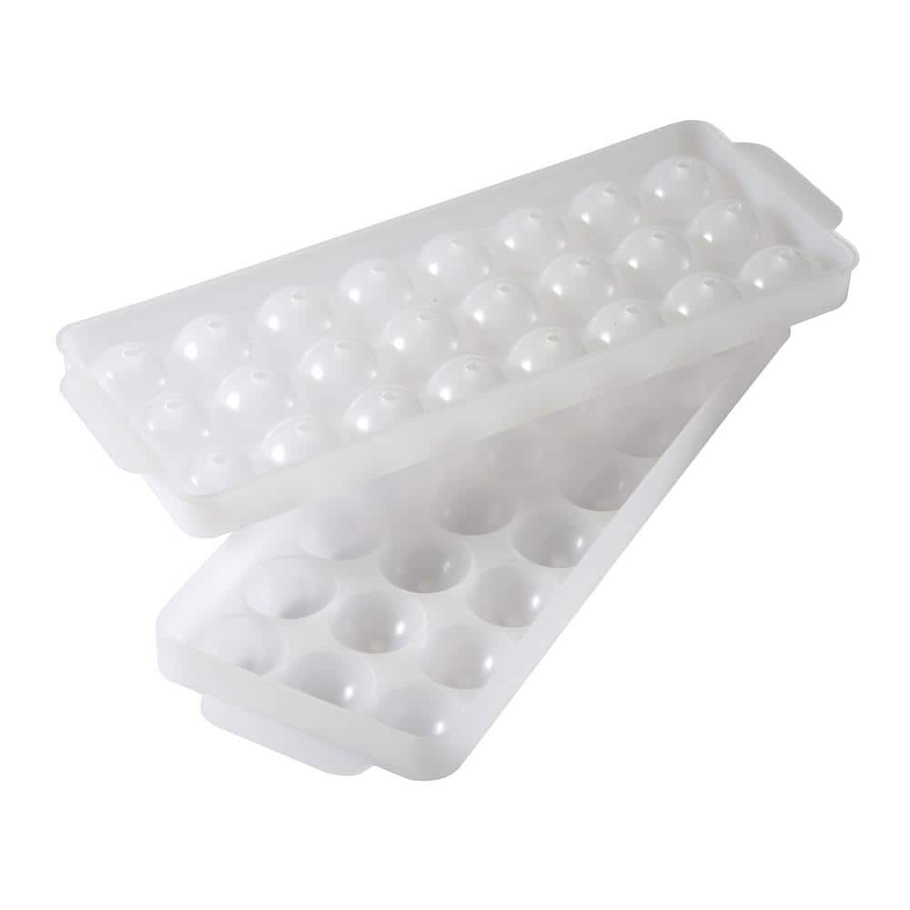 1 in. Natural Ice Ball Mold Ice Tray (3-Pack) - Hercitys