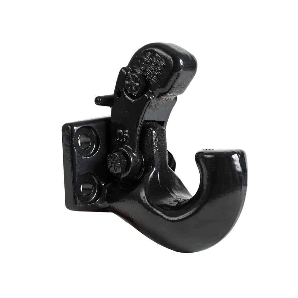 20 Ton Pintle Hook Hitch Mount Kit Fits 2 in. to 3 in. Lunette Eyes - Hercitys