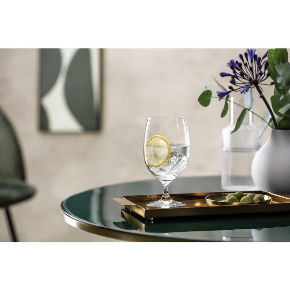 11 oz. La Divina Water Goblet Glass Set (Set of 4) - Hercitys