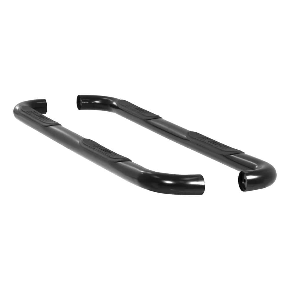 3-Inch Round Black Steel Nerf Bars, No-Drill, Select Chevrolet Colorado, GMC Canyon - Hercitys