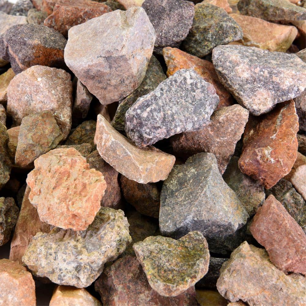 0.25 cu. ft. 3/4 in. Apache Brown Crushed Landscape Rock for Gardening, Landscaping, Driveways and Walkways - Hercitys