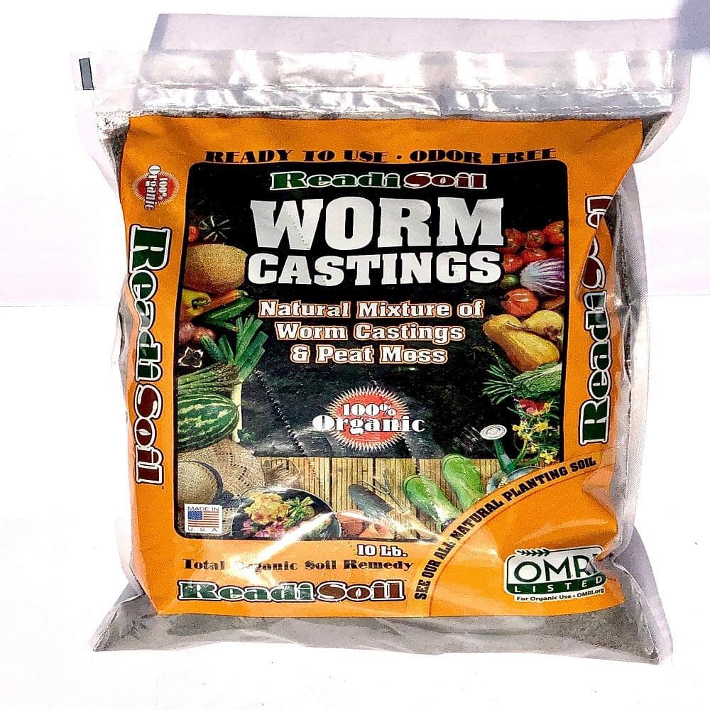 1/2 cu. ft. / 10 lb. 100% Organic Worm Casting Soil - Hercitys