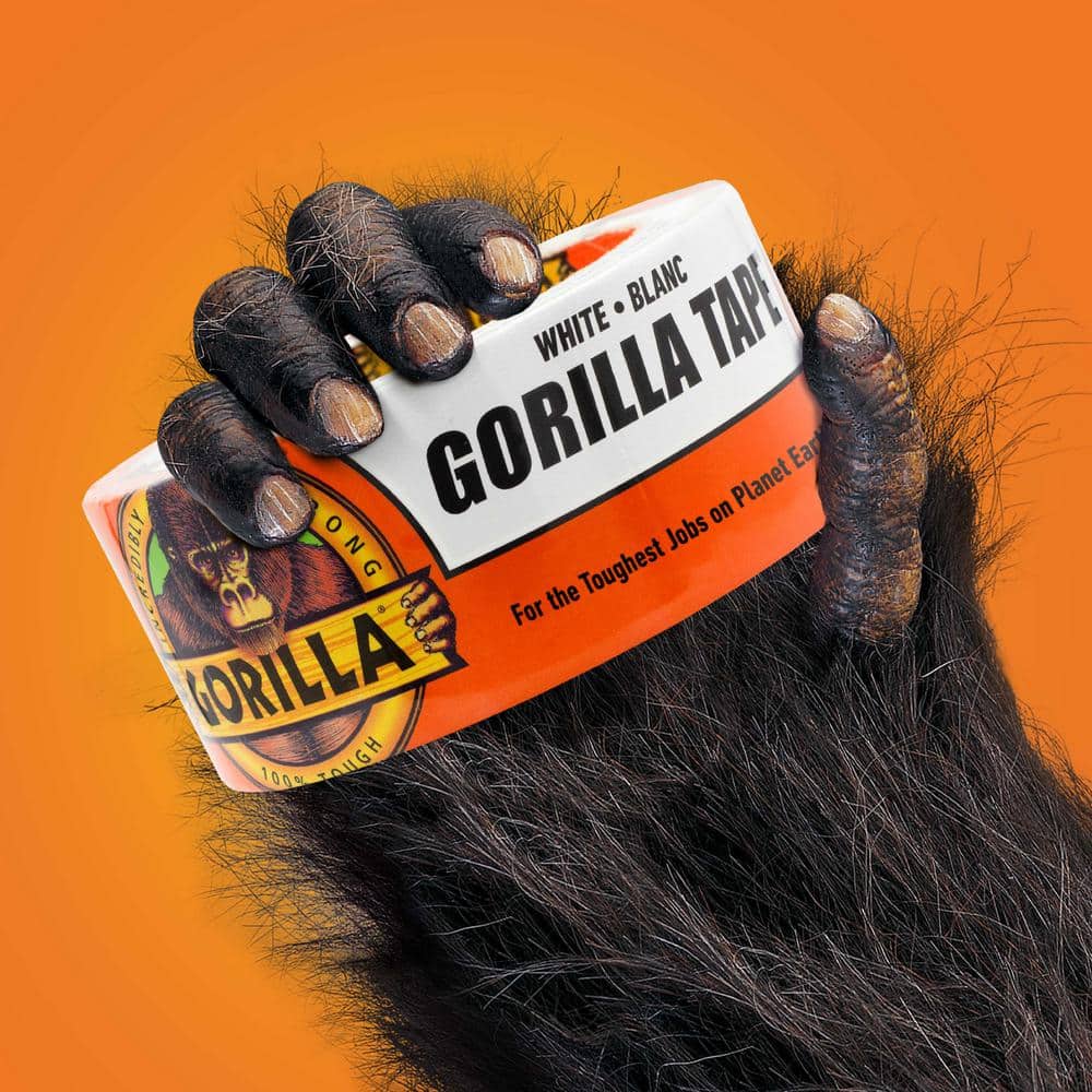 10 yd White Duct Tape - Hercitys