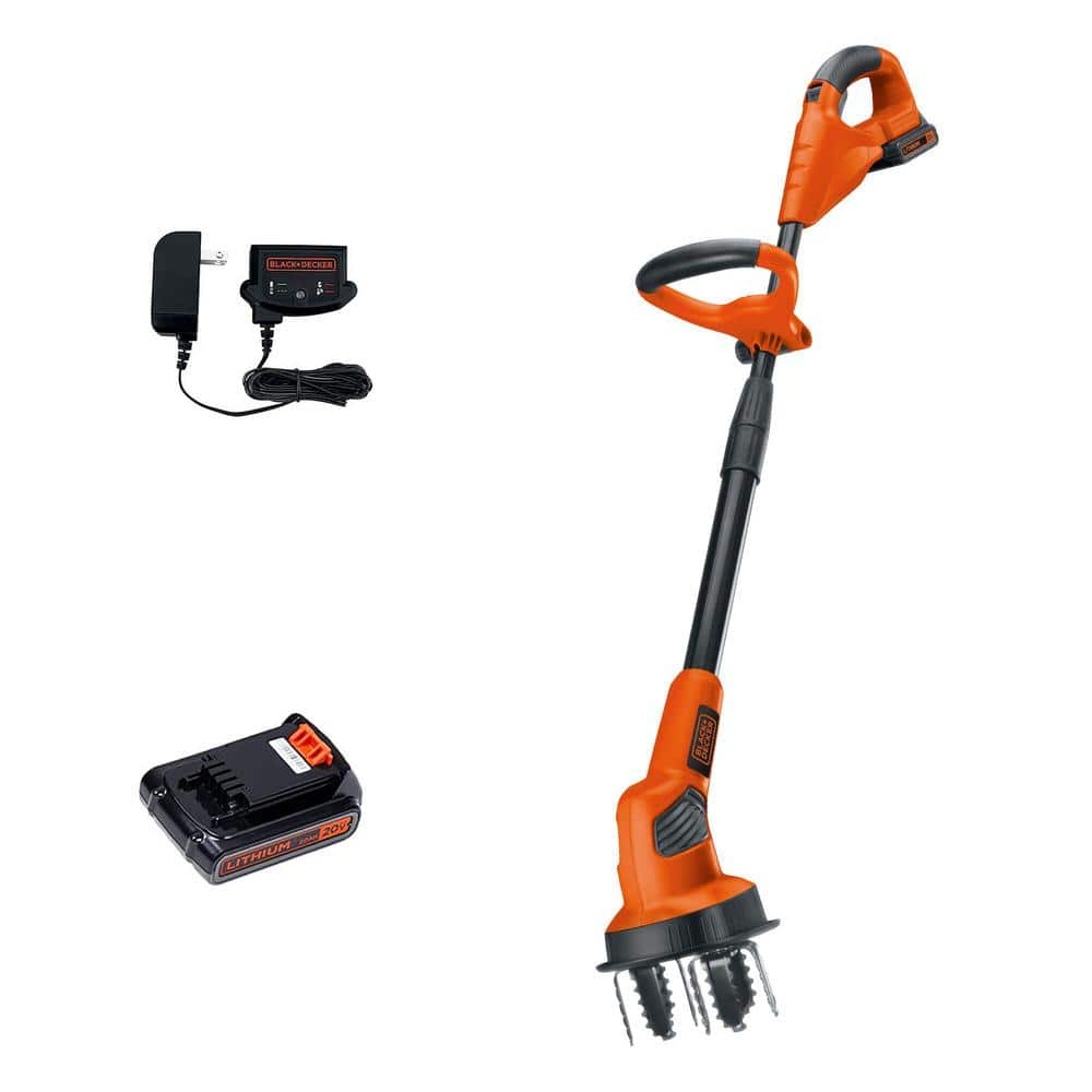 20V MAX 7 in. Lithium-Ion Cordless Garden Cultivator/Tiller with 1.5Ah Battery and Charger Included - Hercitys