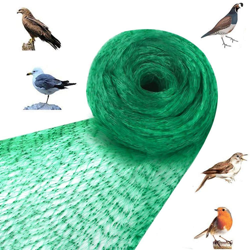 13 ft. x 33 ft. Nylon Garden Mesh Trellis Bird Netting Pond Net for Vine Covers Fruit Trees Seedlings Vegetables Flowers - Hercitys
