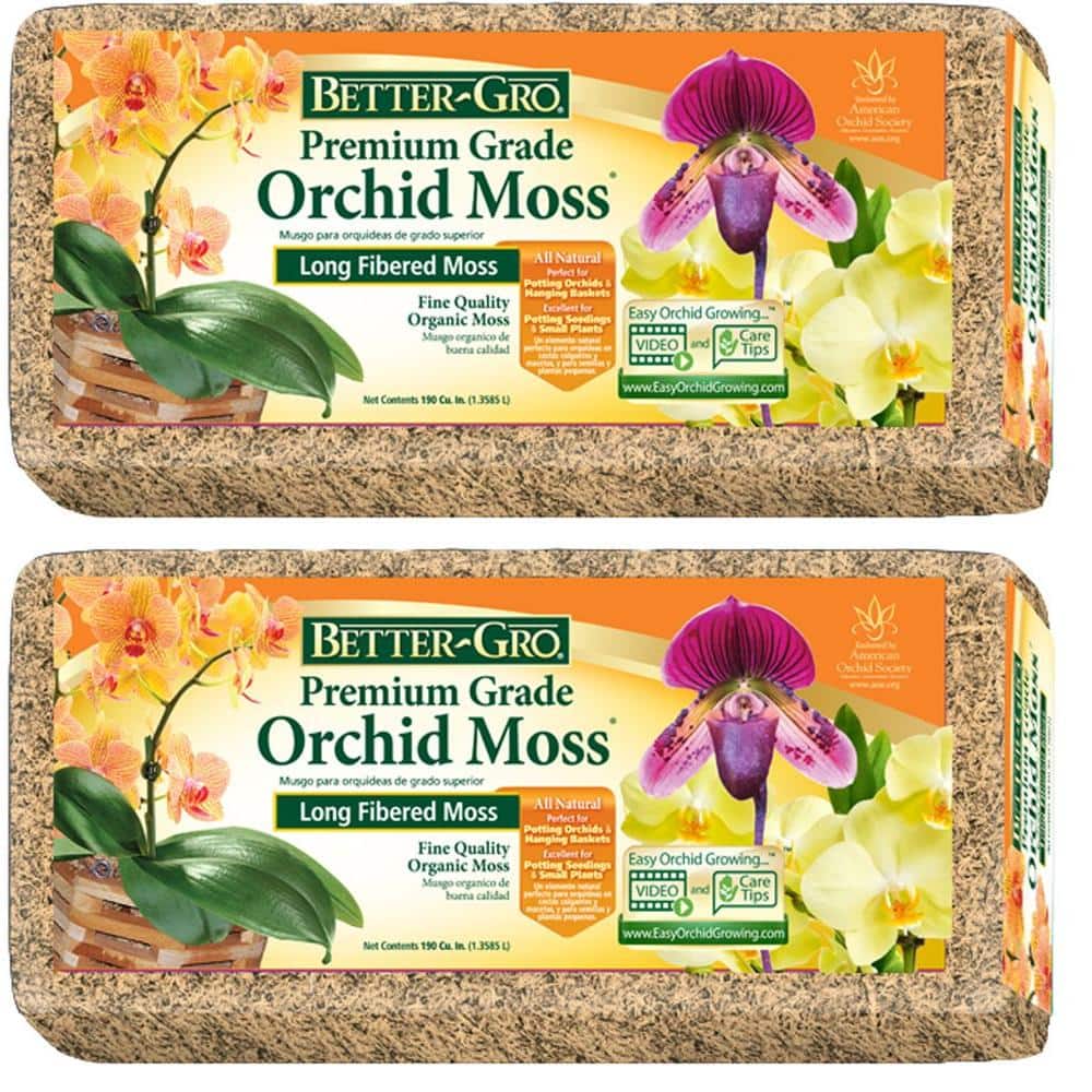 1/8 cu. ft. Premium Grade Orchid Moss (2-Pack) - Hercitys