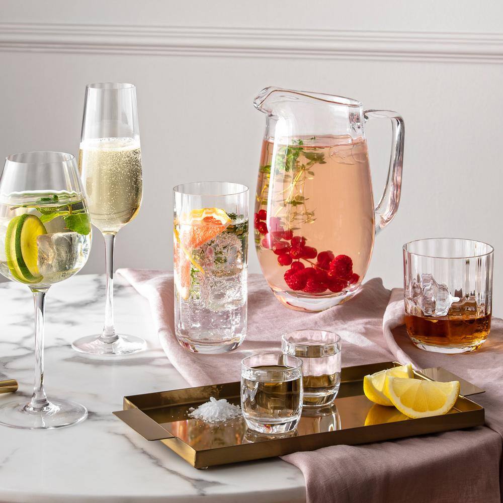 10 oz. Rose Garden Highball Glass Set (Set of 4) - Hercitys