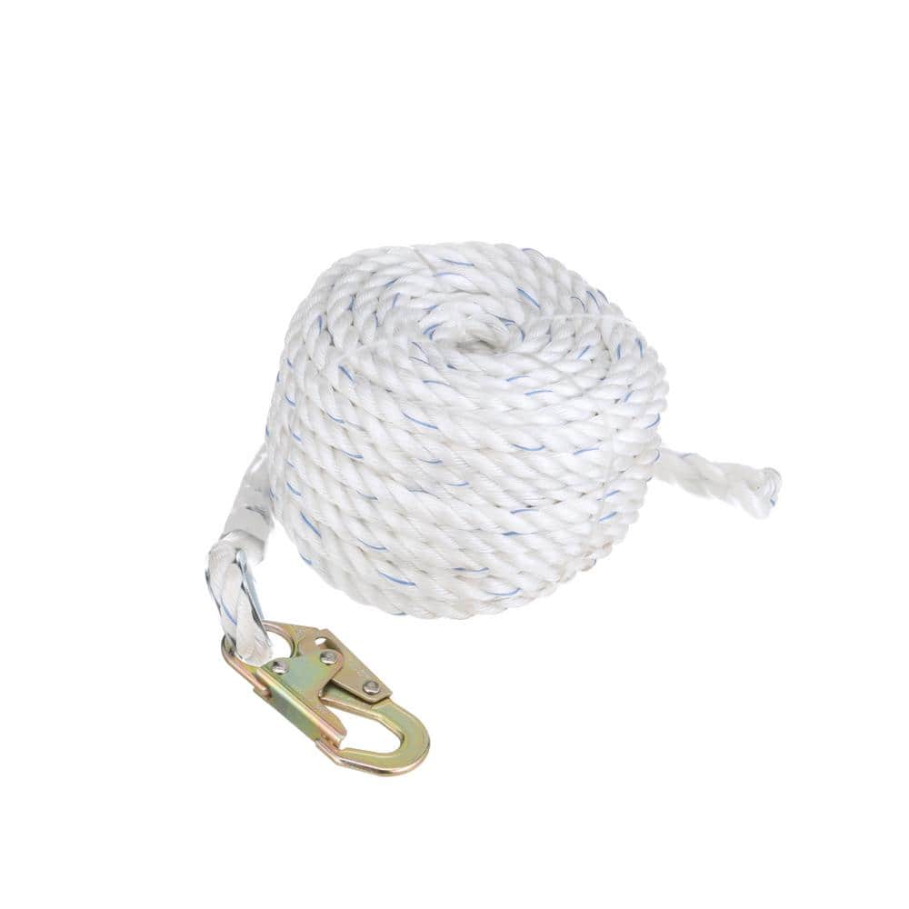 100 ft. Standard Vertical Lifeline 5/8 in. (16 mm) Polysteel Rope - Hercitys