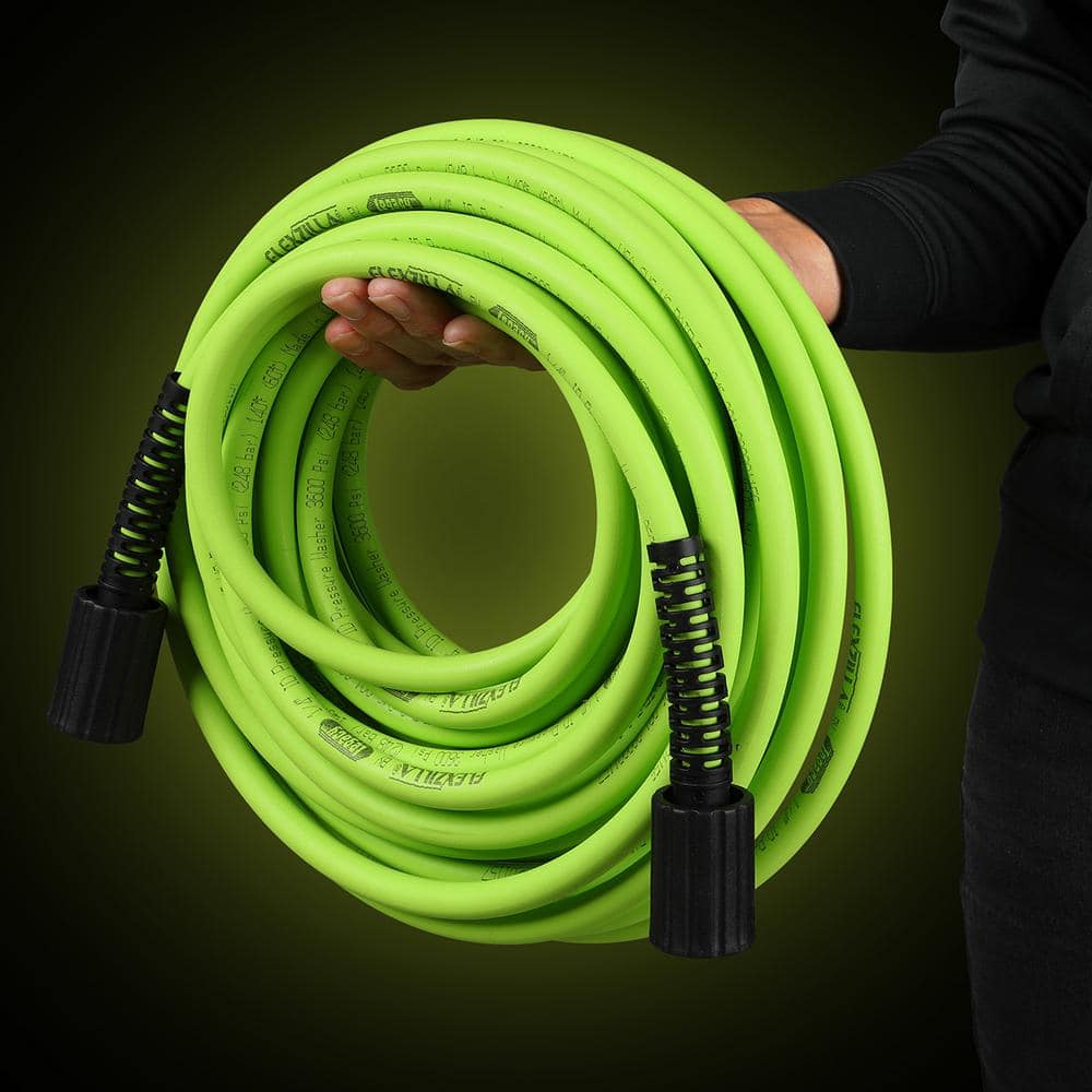 1/4 in. x 50 ft. 3100 PSI M22 Fittings No Kink Flexible Pressure Washer Hose - Hercitys
