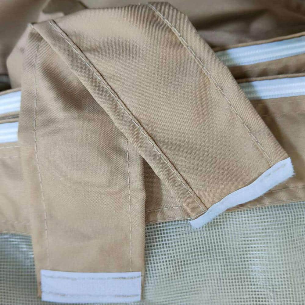 10 ft. x 10 ft. Gazebo Replacement Mesh Mosquito Netting Screen Walls, 4-Panel Sidewalls with Zippers - Hercitys