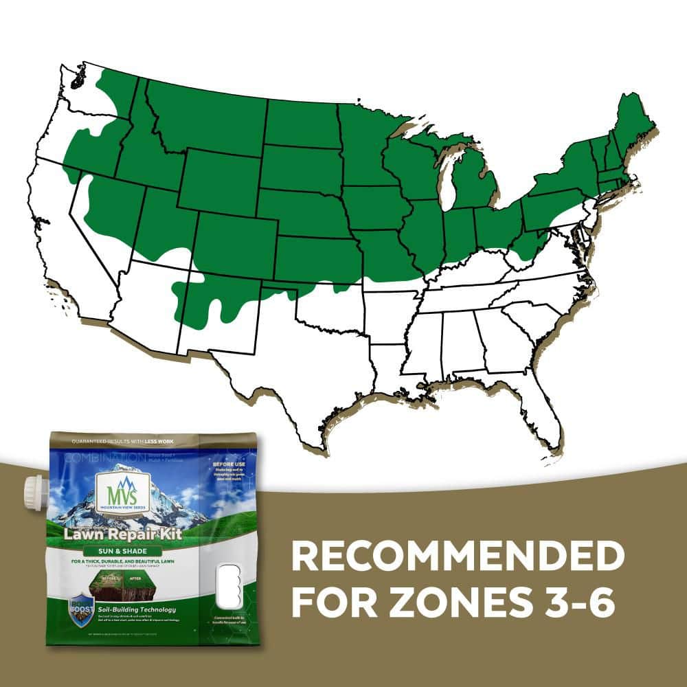 5 lbs. Sun and Shade Repair Mulch, Grass Seed and Fertilizer Combination - Hercitys