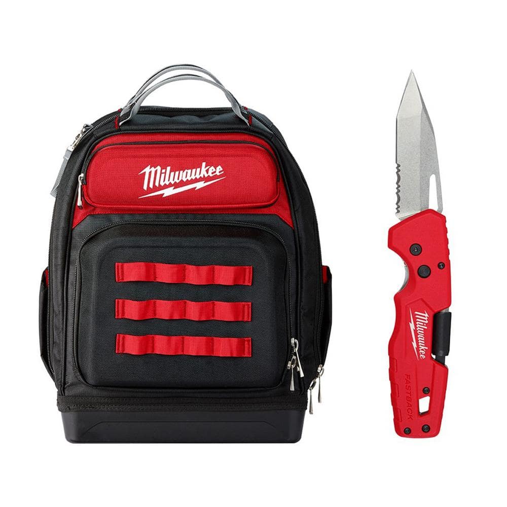 15 in. Ultimate Jobsite Backpack with 5-in-1 Folding Knife - Hercitys