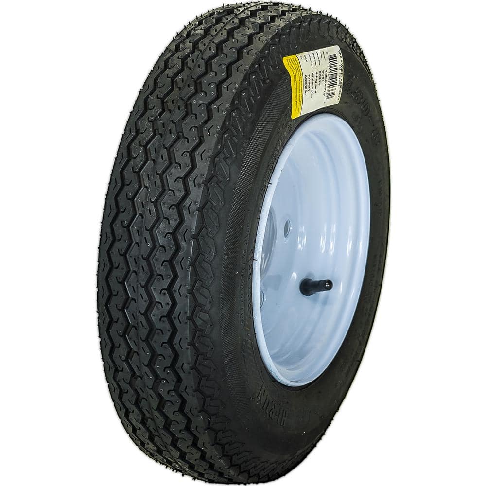 4 Hole 60 PSI 4.8 in. x 8 in. 4-Ply Tire and Wheel Assembly - Hercitys