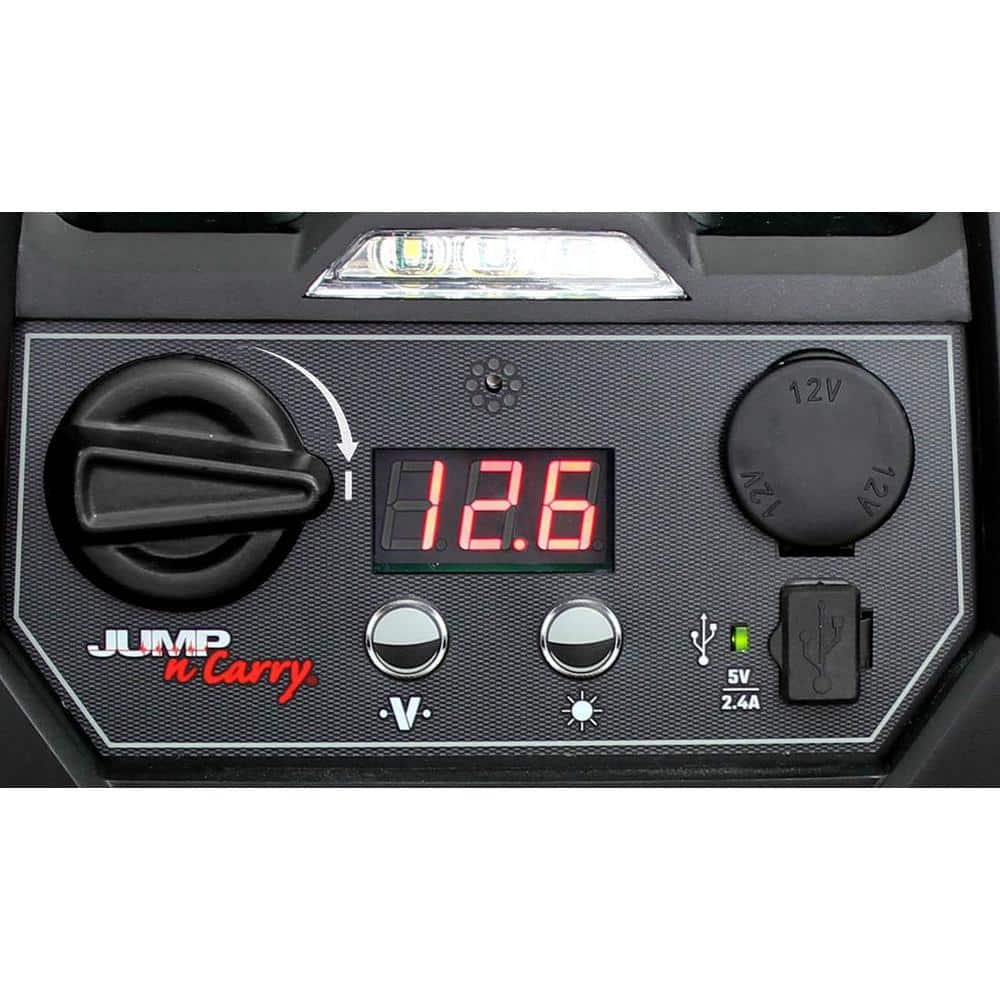 1,100 Peak Amp 12-Volt Jump Starter with Air - Hercitys