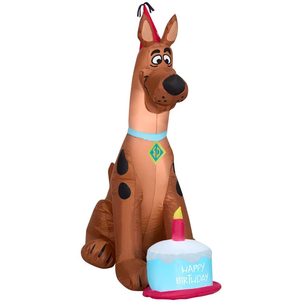 3.5 ft. Tall Airblown-Birthday Scooby-SM-WB - Hercitys