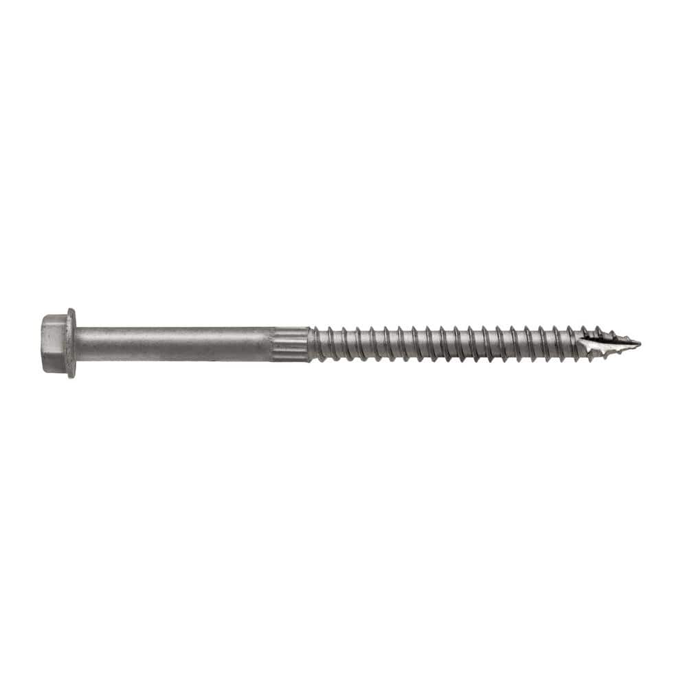 1/4 in. x 3-1/2 in. Type 316 Strong-Drive SDS Heavy-Duty Connector Screw (25-Pack) - Hercitys