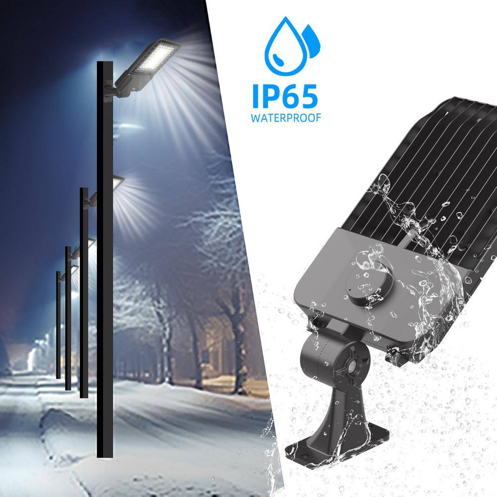 1500-Watt Equivalent Integrated LED Bronze Weather Resistant LED Parking Lot Area Light,5000K Flood Lighting for Outside - Hercitys