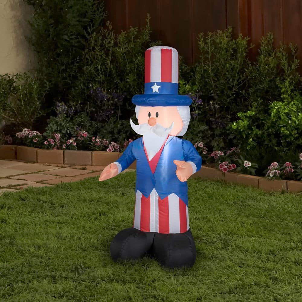 4 ft. Inflatable Uncle Sam - Hercitys