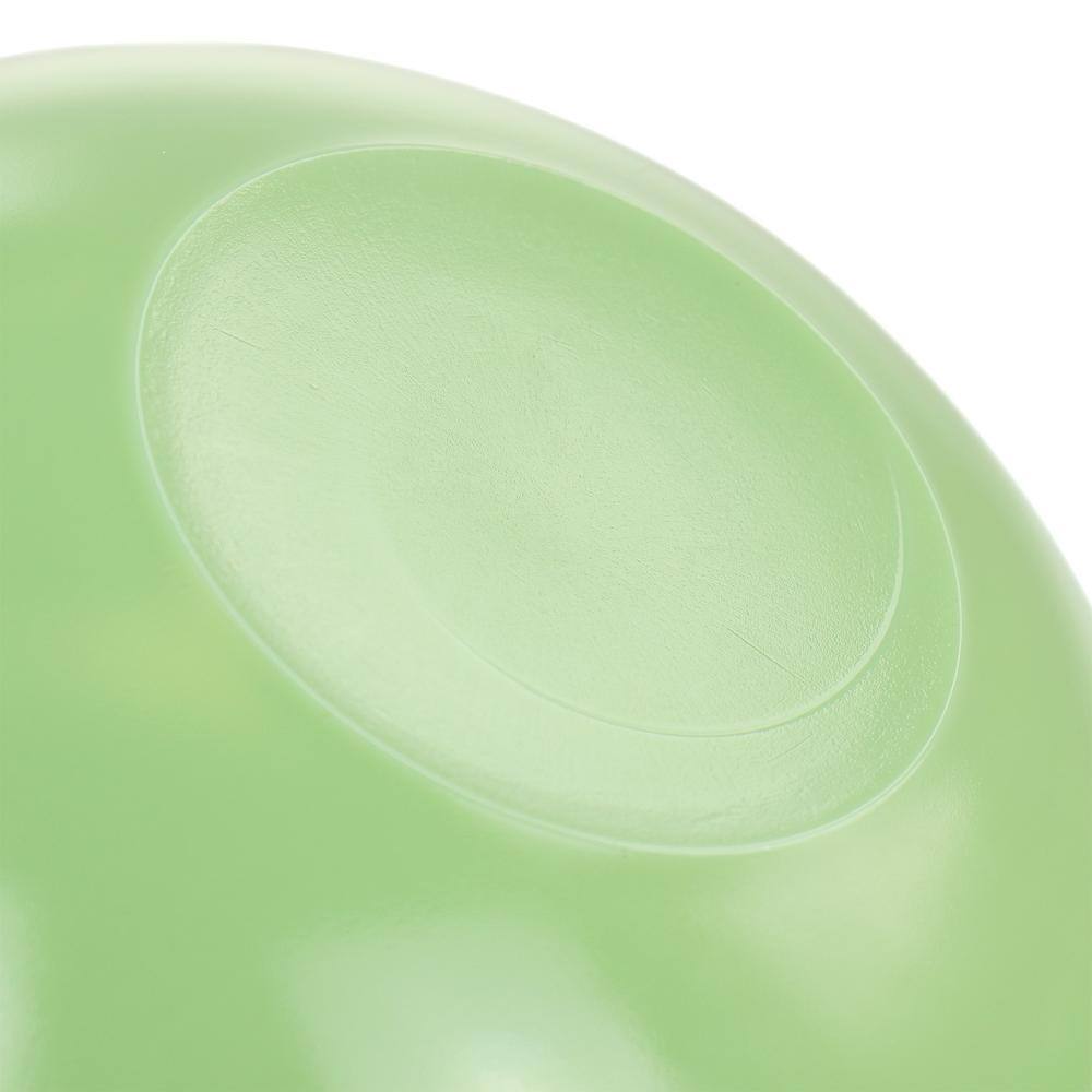 10 Inch 80 fl. oz. Green Jadeite Glass Serving Bowl Set of 2 - Hercitys