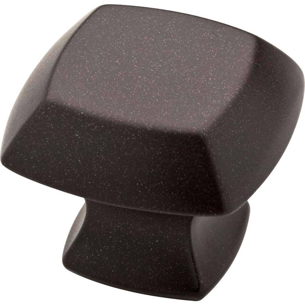10-Pack Mandara 1-1/4in. (32 mm) Classic Cocoa Bronze Square Cabinet Knobs - Hercitys