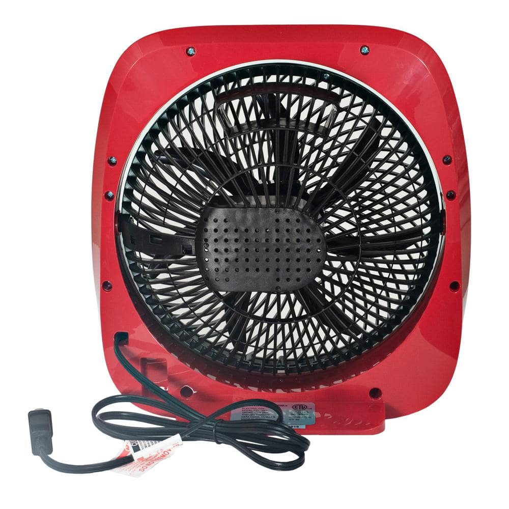 10 in. 3-Speed Turbo Table Fan with Rotary Control - Hercitys