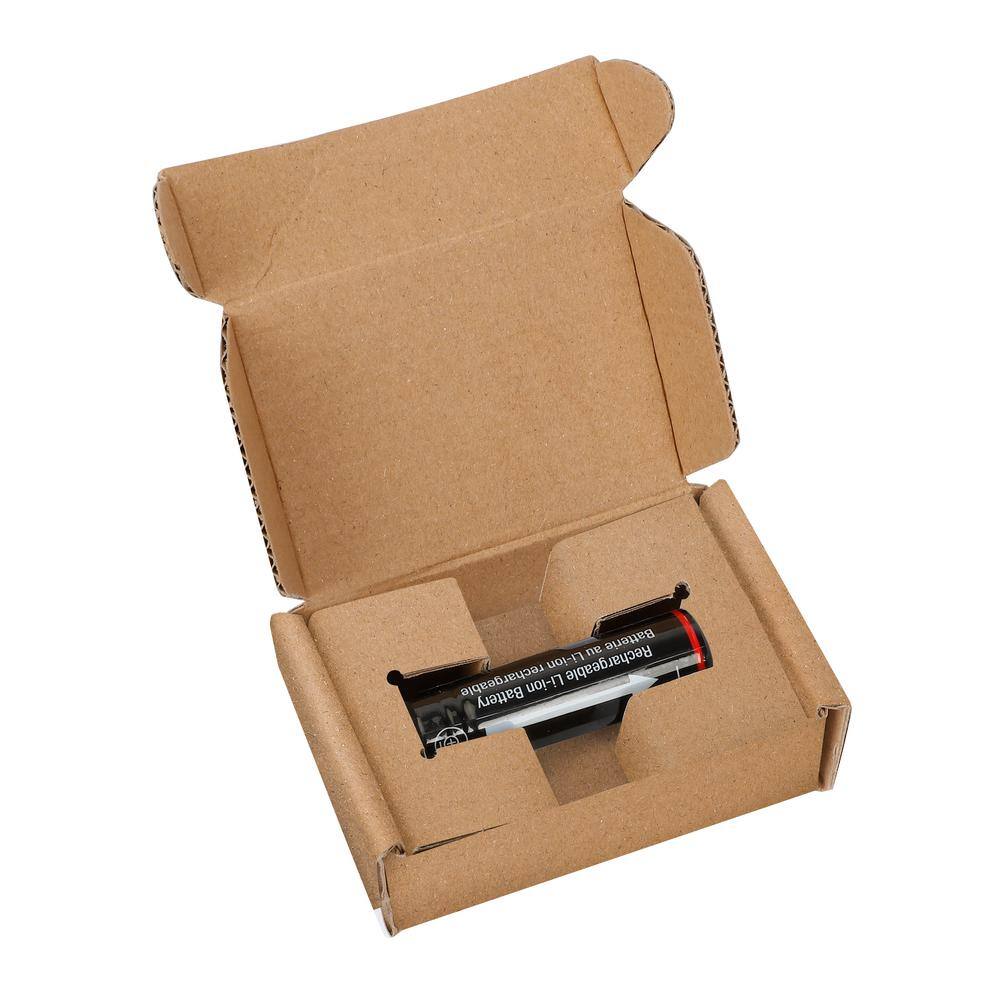 500 Lumens Dual Power Aluminum Flashlight 3.7-Volt 1200 mAh Rechargeable Replacement Battery - Hercitys