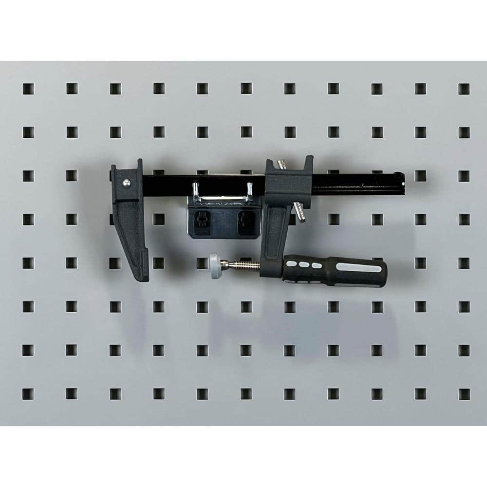 1 in. Double Rod 90 Degree Bend 3/16 in. Dia Zinc Plated Steel Pegboard Hook (5-Pack) - Hercitys