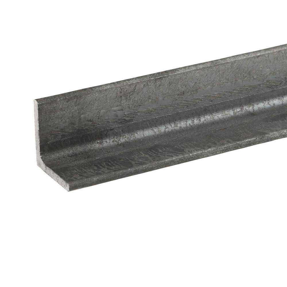 1 in. x 3 ft. – 1/8 in. Thick Plain Steel Angle - Hercitys