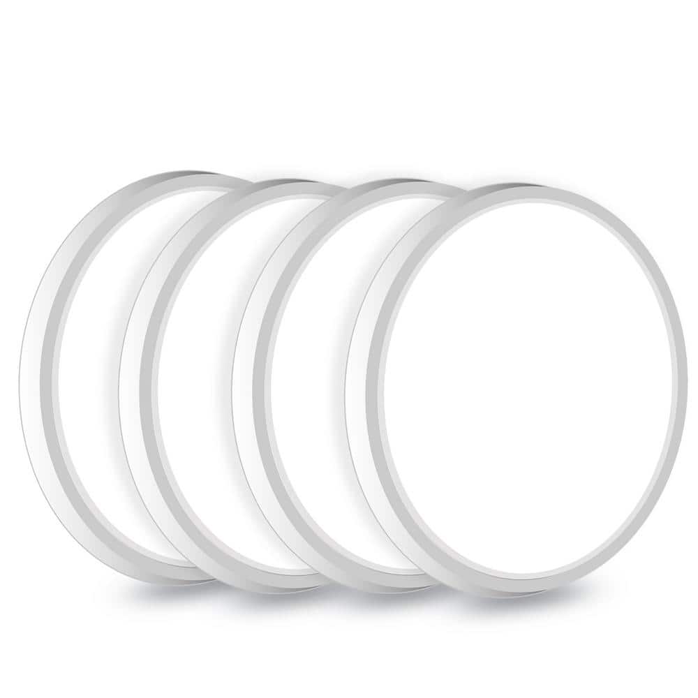 12 in. 28-Watt 3CCT Indoor Selectable LED Flush Mount Ceiling Light, 3640 Lumens lighting for Dining Room 4pack - Hercitys