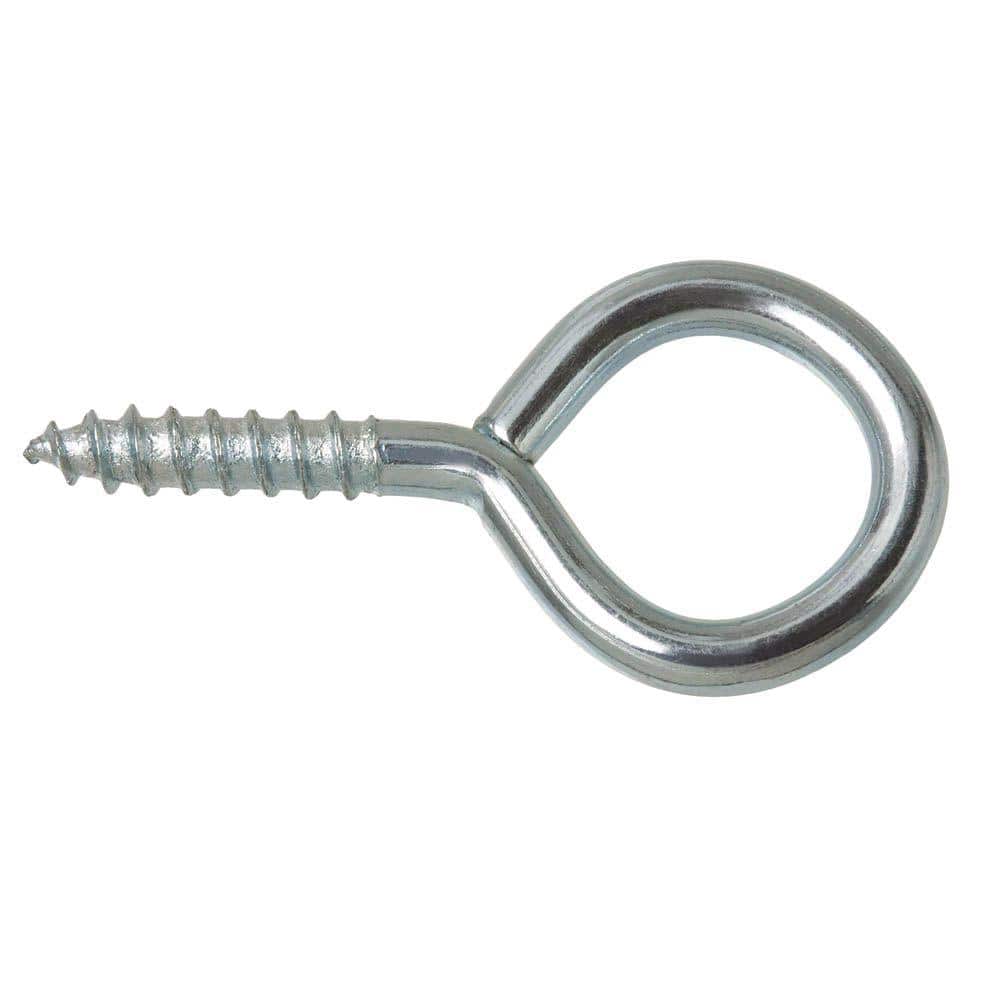 212 Zinc Plated Threaded Eye Hook (100-Pack) - Hercitys