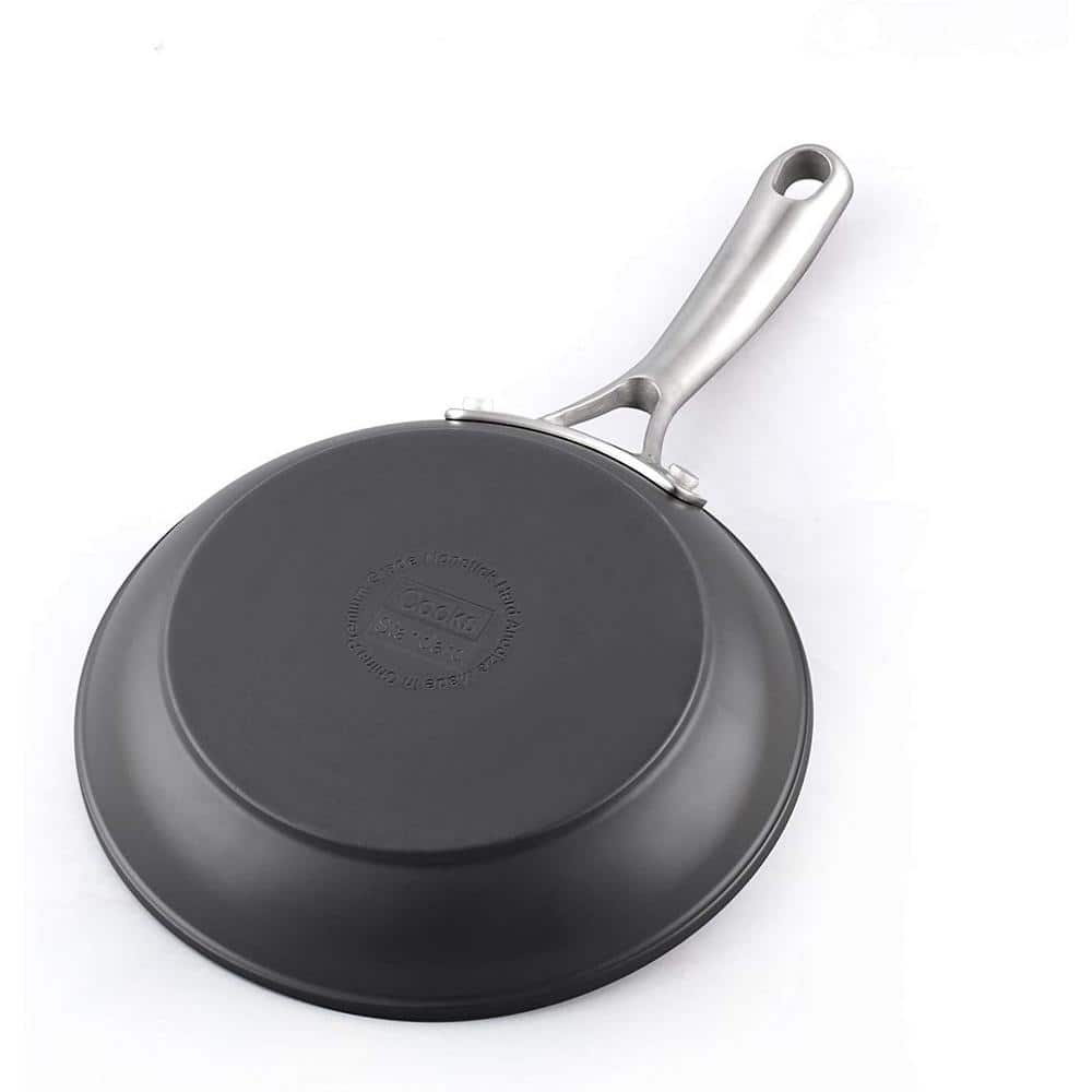 10.5 in. Hard Anodized Aluminum Nonstick Frying Pan in Black - Hercitys