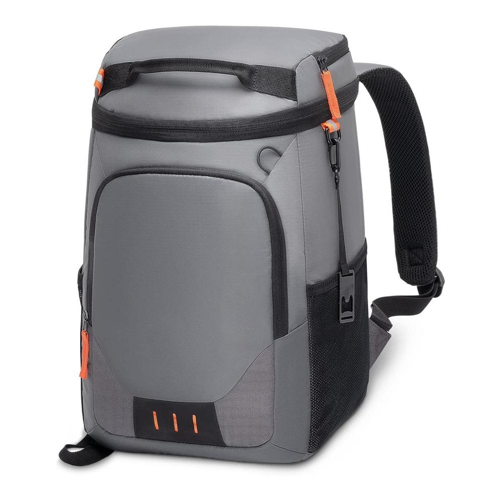 22 qt. Insulated Backpack Cooler Leak Proof 30/45 Cans 2 Compartments Thermal Bag Portable Lightweight for Travel - Hercitys