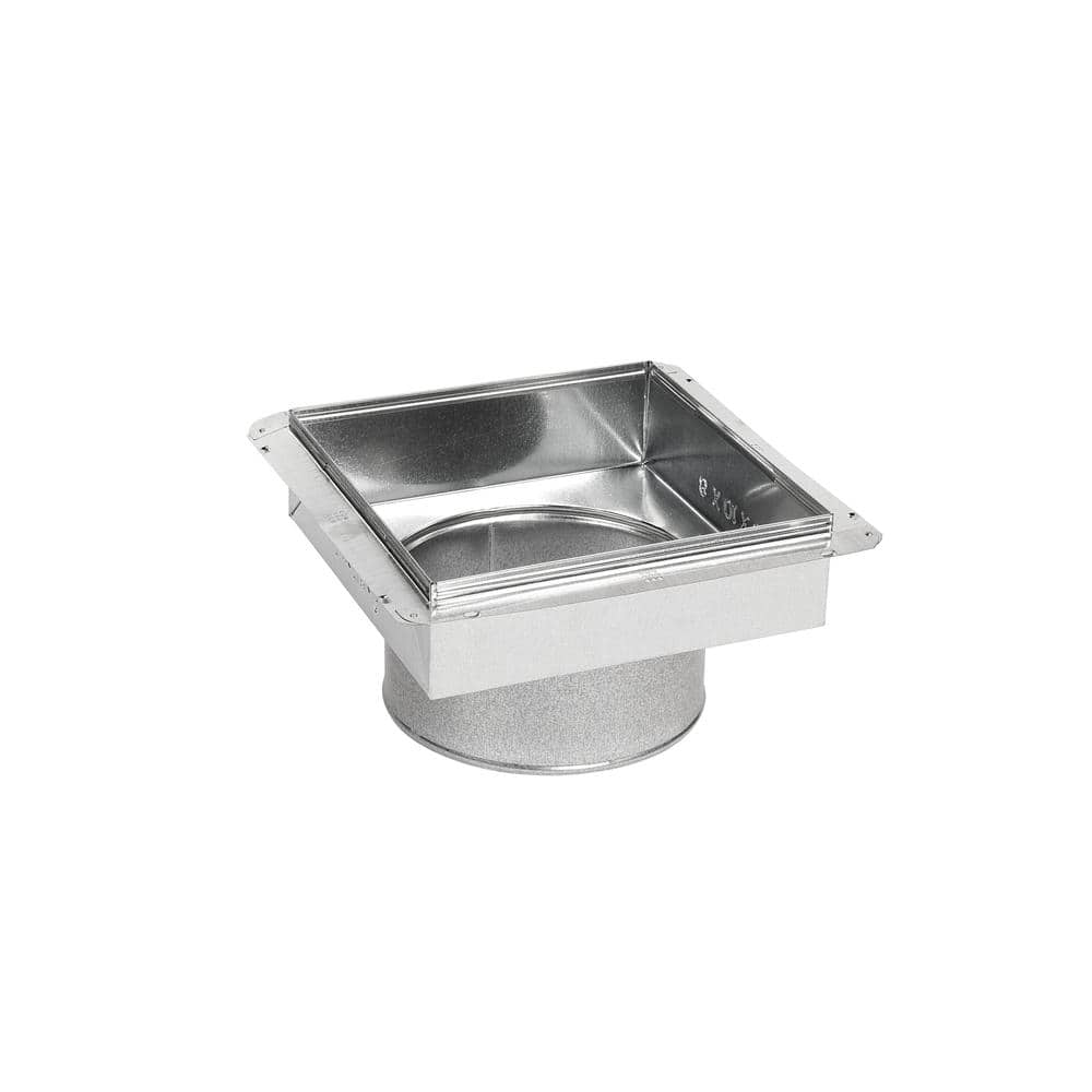 12 in. x 12 in. to 8 in. Ceiling Register Box - Hercitys