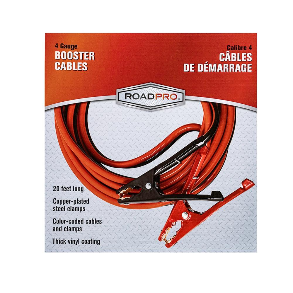 4 Gauge Booster Cables - Hercitys