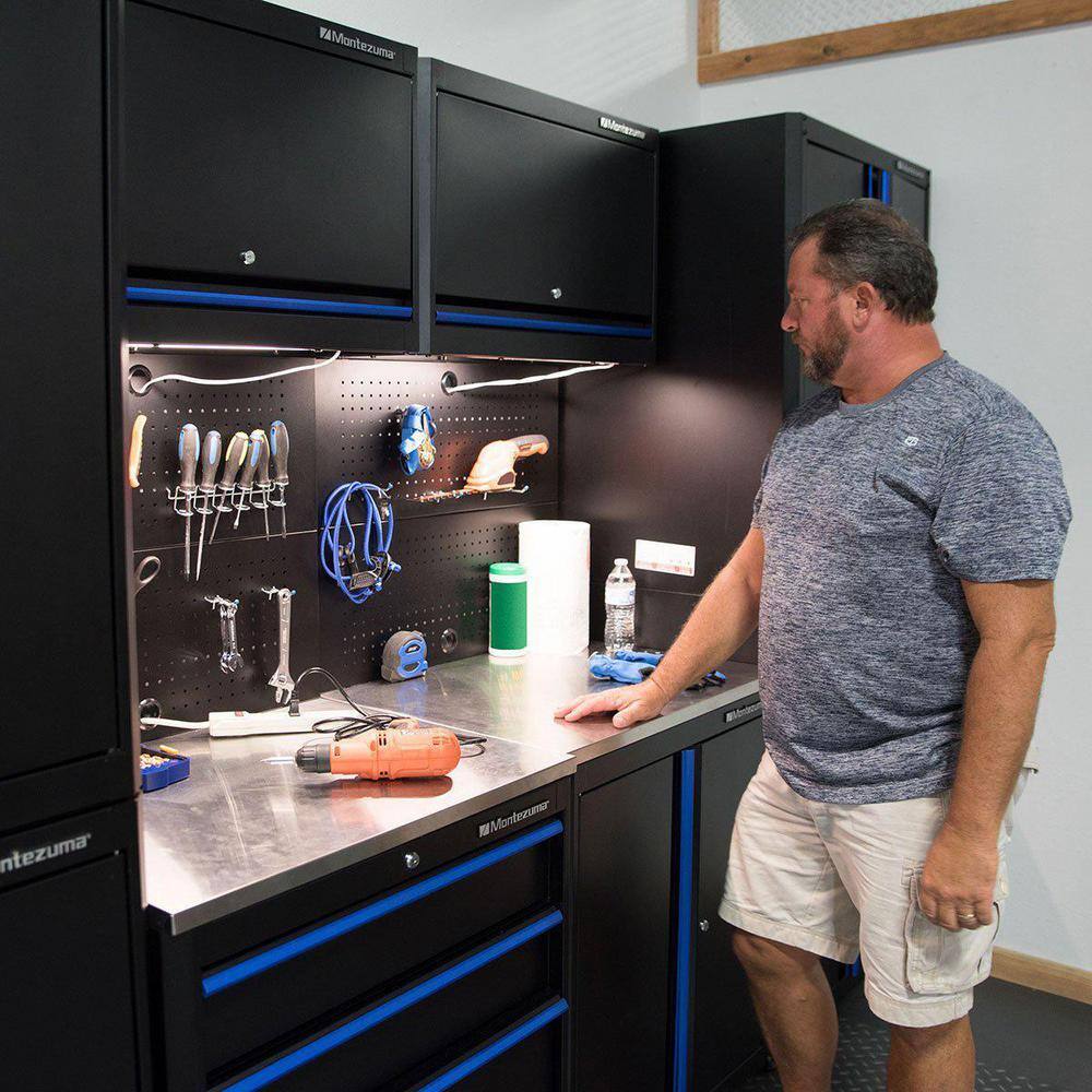 12.5 in. H x 30.5 in. W Black Steel Pegboard - Hercitys